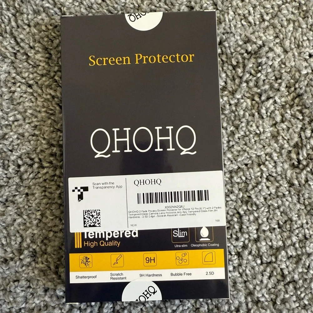NIB/NWT iPhone 12 Pro Screen Protector